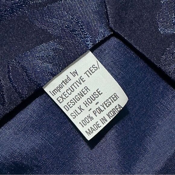 Gianfranco Black Silk Neck Tie Field Hockey - Picture 4 of 5